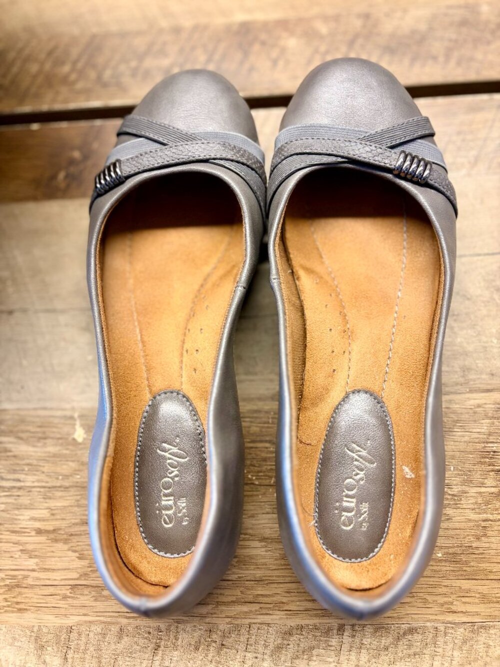 Euro Soft cushioned ballet flats, size 9.5